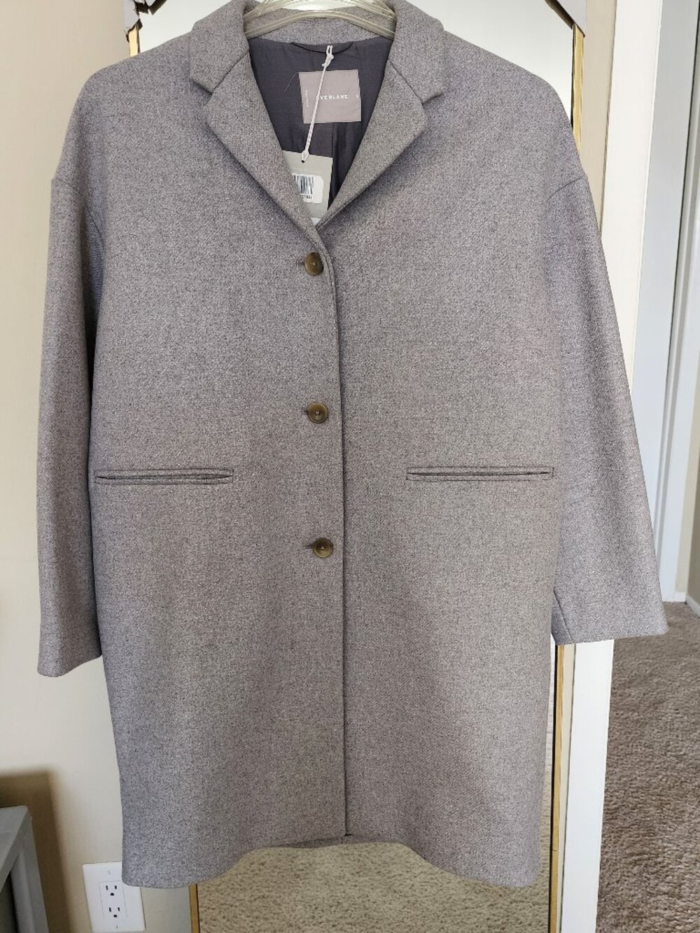 Everlane Wool Cocoon Coat Size 8